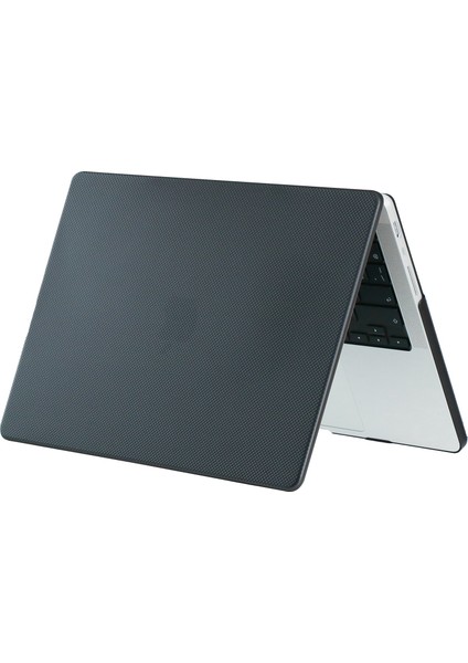 MacBook Pro 13 Inç A1706/A1708/A1989/A2159 Parmak Izi Önleyici Nokta Dokulu Sert Laptop Kılıfı Kolay Kurulum/kaldırma Çift Parça Tasarımlı Sert Kabuk Kılıf-Siyah (Yurt Dışından)