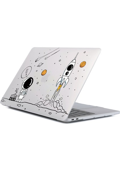 Macbook Air 15 INÇ(2023)A2941 M2/(2024)A3114 M3 Laptop Kılıfı Desen Plastik Koruyucu KAPAK-DDC-127 (Yurt Dışından)