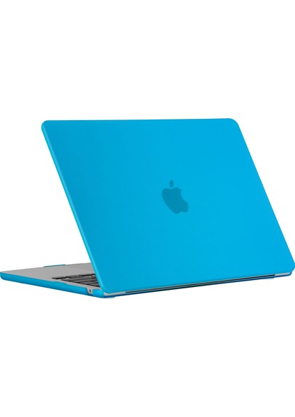 MacBook Air 13 INÇ(2022)A2681/(2024)A3113 M3 Mat Kaplama Koruyucu Laptop Kapağı Çizilmeye Dayanıklı Sert Pc Dizüstü Bilgisayar Kılıfı-Aqua Mavi (Yurt Dışından) fırsatları