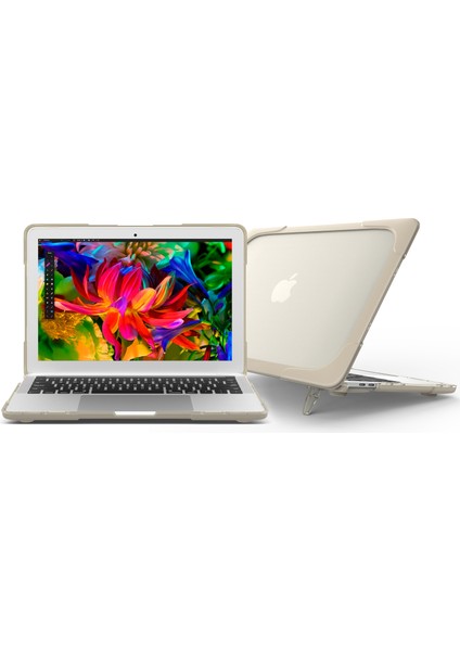MacBook Pro 13 Inç Için Iki Parçalı Plastik + Tpu Koruyucu Dizüstü Bilgisayar Kılıfı Dokunmatik Çubuklu/olmayan (2020-2016)A1706 A1989 A2159 A1708-HAKI (Yurt Dışından)
