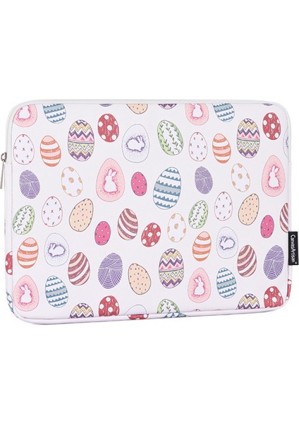 Canvasartısan G52-T0111 2 Adet/takım Paskalya Tavşanı ve Yumurta Desen Taşıma Çantası 15 Inç Dizüstü Bilgisayar Kılıfı Pu Koruyucu Kılıf + Küçük Çanta (Yurt Dışından) modelleri