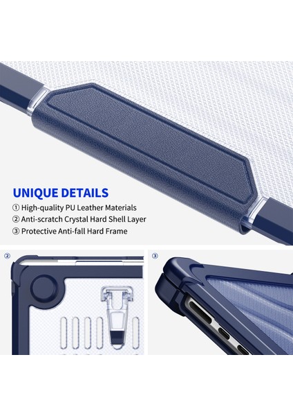 Enkay Hat Prens Koruyucu Sert Pc Kasa Macbook Air 15 Inç (2023)A2941 (Abd Versiyonu) Ince Dizüstü Kickstand Kapak-Mavi (Yurt Dışından)