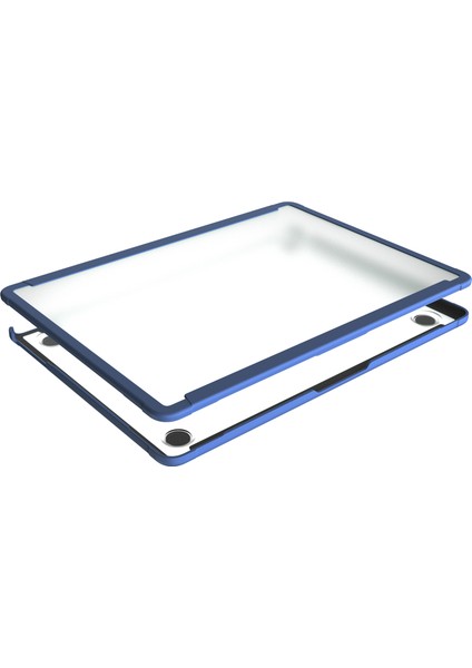Benwıs Mp-Ssc MacBook Pro 13 INÇ(2016)A1706, A1708/(2018)/(2019)A1989, A2159/(2020)A2251, A2289, A2338 Pc+Tpu Laptop Kılıfı-Mavi (Yurt Dışından)