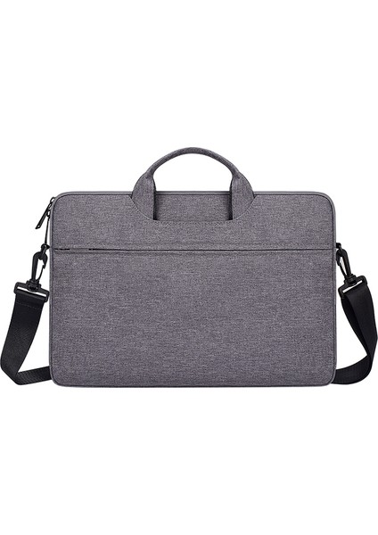 ST01S Dizüstü Astarlı Koruyucu Çanta Dizüstü Bilgisayar Çantası 13.3 Inç Dizüstü Bilgisayar Için Omuz Askılı-Koyu Gri (Yurt Dışından)