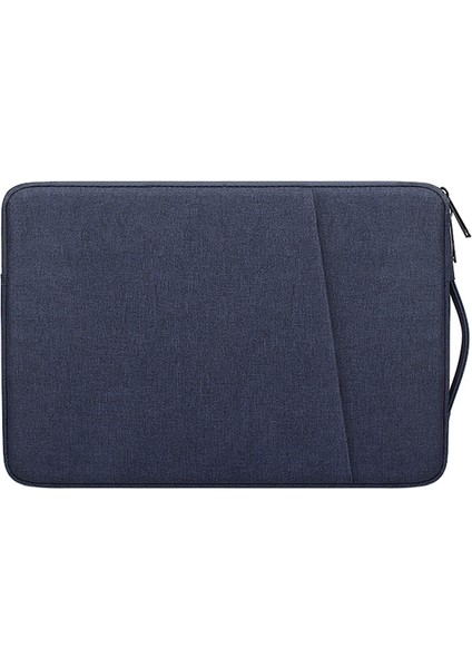 15.6-Inç Notebook Için El Keçe Laptop Çantası Koruyucu Kılıf-Lacivert (Yurt Dışından)