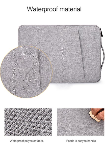 15.6-Inç Notebook Için El Keçe Laptop Çantası Koruyucu Kılıf-Lacivert (Yurt Dışından)