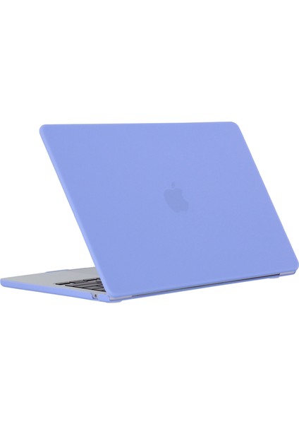 Macbook Air 15 INÇ(2023)M2 A2941/(2024)A3114 M3 Laptop Kılıfı Çizilmez Sert Pc Mat Dizüstü Kapak-Mavi Mor (Yurt Dışından)