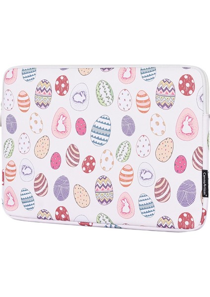 Canvasartısan G52-01 13 Inç Dizüstü Bilgisayar Kılıfı Paskalya Tavşanı ve Yumurta Desenli Laptop Çantası Fermuarlı Kılıf (Yurt Dışından) fiyatları