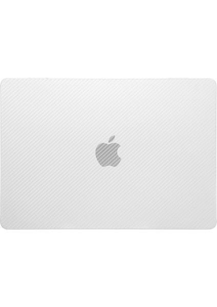 MacBook Air 15 INÇ(2023)M2 A2941/(2024)A3114 M3 Kılıf Karbon Fiber Doku Plastik Laptop Kapağı-Şeffaf (Yurt Dışından)