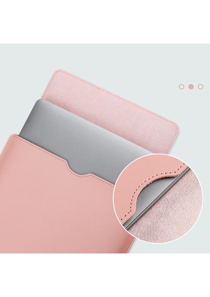 14 Inç Su Geçirmez Pu Deri Laptop Çantası Darbeye Dayanıklı Dizüstü Taşıma Çantası-Gri Mavi (Yurt Dışından) modelleri