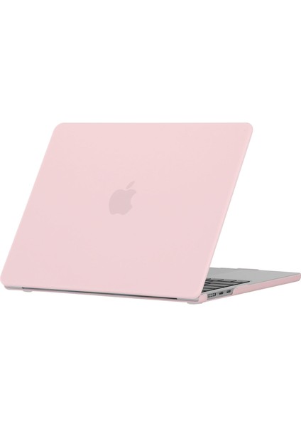 Macbook Air 15 INÇ(2023)M2 A2941/(2024)A3114 M3 Laptop Çantası Çizilmez Sert Pc Mat Dizüstü Kapak-Katı Pembe (Yurt Dışından)