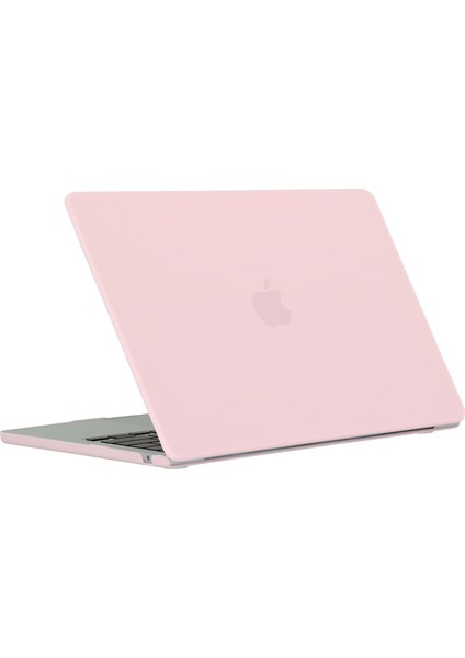 Macbook Air 15 INÇ(2023)M2 A2941/(2024)A3114 M3 Laptop Çantası Çizilmez Sert Pc Mat Dizüstü Kapak-Katı Pembe (Yurt Dışından)