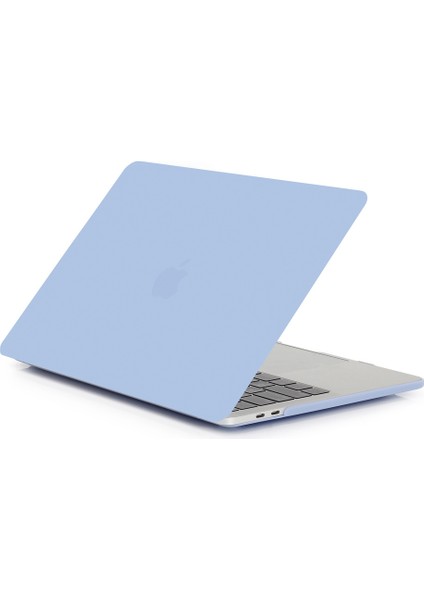 MacBook Air 13.3 Inç Retina Ekran A2337 M1(2020)/AIR 13.3 Inç Retina Ekran A2179(2020) Için Mat Plastik Ön ve Arka Isı Dağıtımı Kabuk Kılıf -Bebek Mavisi (Yurt Dışından)