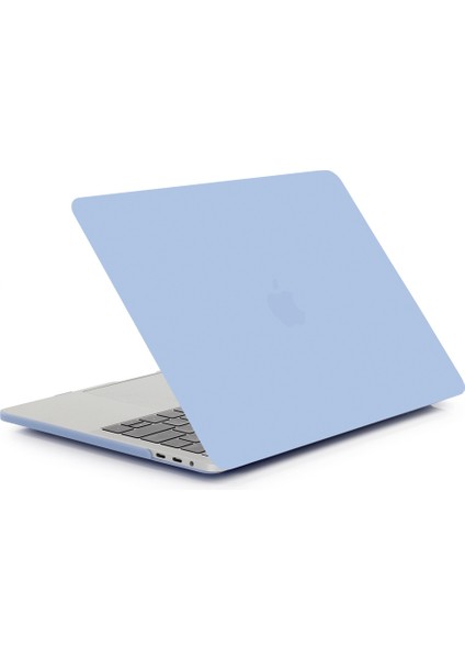 MacBook Air 13.3 Inç Retina Ekran A2337 M1(2020)/AIR 13.3 Inç Retina Ekran A2179(2020) Için Mat Plastik Ön ve Arka Isı Dağıtımı Kabuk Kılıf -Bebek Mavisi (Yurt Dışından)