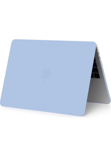 MacBook Air 13.3 Inç Retina Ekran A2337 M1(2020)/AIR 13.3 Inç Retina Ekran A2179(2020) Için Mat Plastik Ön ve Arka Isı Dağıtımı Kabuk Kılıf -Bebek Mavisi (Yurt Dışından)