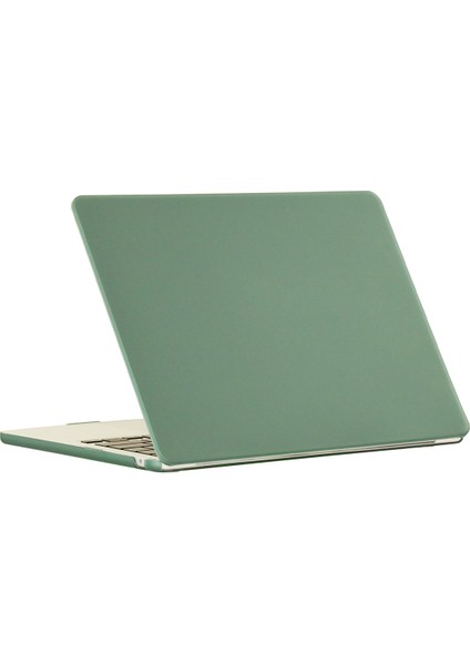 Enkay Hat Prens MacBook Air 13 INÇ(2024)A2681(M2)/A3113(M3)/(2022)MAT Pc Kılıfı Çizilmez Kabuk-Yeşil (Yurt Dışından)