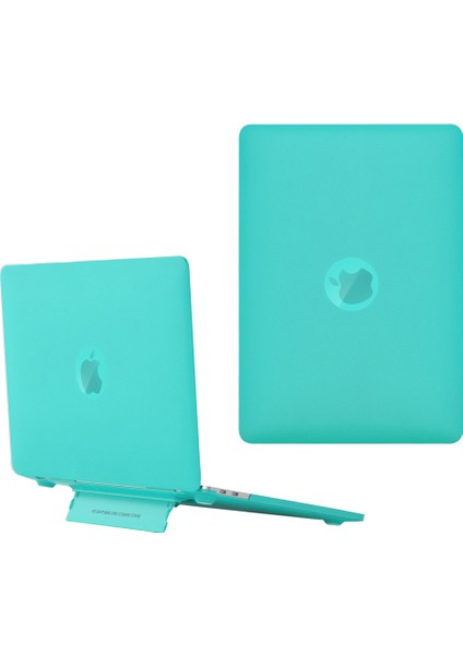 MacBook Air 13 INÇ(2013-2017)A1466/(2010-2012)A1369 Laptop Çantası Isı Dağılımı Kickstand Pc Kapağı-Yeşil (Yurt Dışından)
