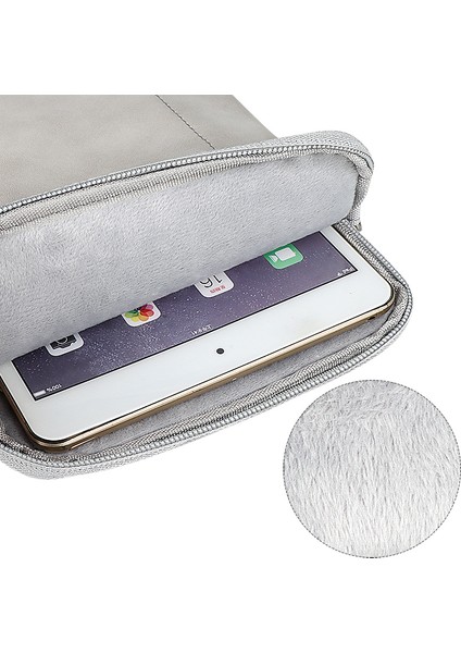 ND00S Darbeye Dayanıklı Çanta Kol Kılıfı iPad Mini 7.9-8 Inç Tablet Için Kalem Cebi Ile-Koyu Gri (Yurt Dışından) fırsatları
