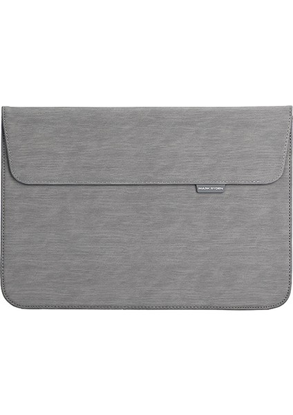 Mark Ryden MR67 15.4-Inç Ultrabook Ince Pu Kol Kılıfı Için Taşınabilir Taşıma Çantası-Titanyum Gri (Yurt Dışından)