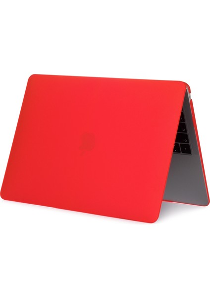 MacBook Pro 14 INÇ(2021)(A2442)PARMAK Izi Önleyici Mat Pc Ön ve Arka Koruyucu Kabuk-Kırmızı Için (Yurt Dışından)