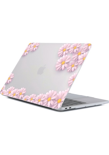 Macbook Air 15 INÇ(2023)A2941 M2/(2024)A3114 M3 Laptop Kılıfı Desen Plastik Koruyucu KAPAK-DDC-250 (Yurt Dışından)