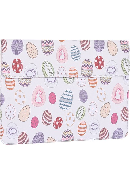 Canvasartısan E52-T0121 2 Adet/takım 15 Inç Elips Desen Manyetik Kapaklı Zarf Pu Dizüstü Bilgisayar Kılıfı + Küçük Çanta (Yurt Dışından) modelleri