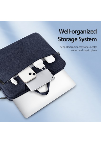 Dux Ducıs Lbjb Serisi 13-13.9 Inç Su Geçirmez Notebook Omuz Çantası Laptop Çantası-Lacivert (Yurt Dışından) fırsatları