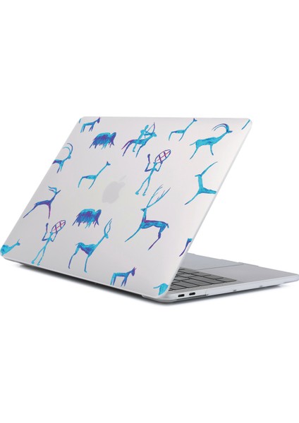 Macbook Air 15 INÇ(2023)A2941 M2/(2024)A3114 M3 Kılıf Dizüstü Koruyucu Kapak Desen BASKI-DDC-154 (Yurt Dışından)