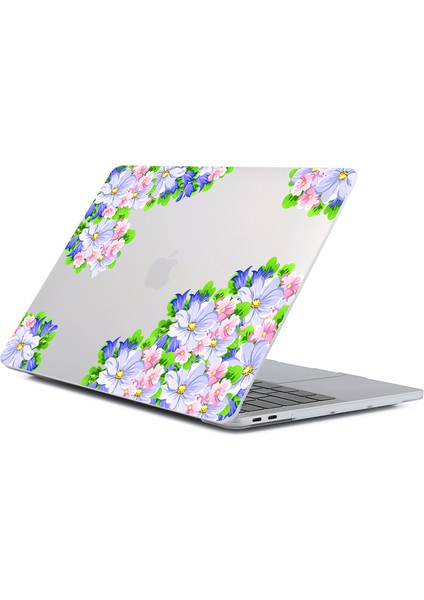 Macbook Air 15 INÇ(2023)A2941 M2/(2024)A3114 M3 Kılıf Desen Koruyucu Dizüstü Bilgisayar KAPAĞI-DDC-266 (Yurt Dışından)