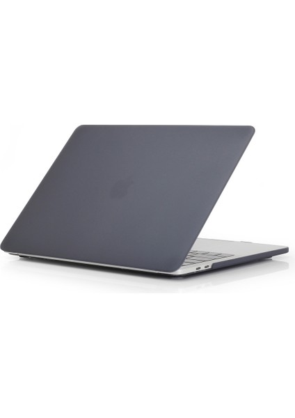 MacBook Air 13.3 Inç Retina Ekran A2337 M1(2020)/AIR 13.3 Inç Retina Ekran A2179(2020)/AIR 13.3 Inç A1932-SIYAH Için Mat Plastik Ön ve Arka Koruyucu Kılıf (Yurt Dışından)