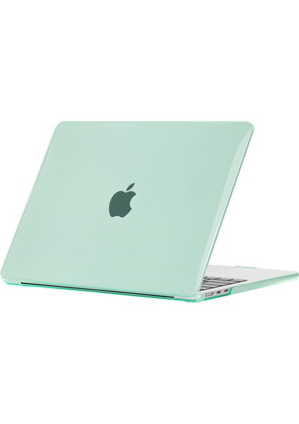 Macbook Air 15 INÇ(2023)M2 A2941/(2024)A3114 M3 Laptop Çantası Şeffaf Sert Pc Koruyucu Kapak-Yeşil (Yurt Dışından)