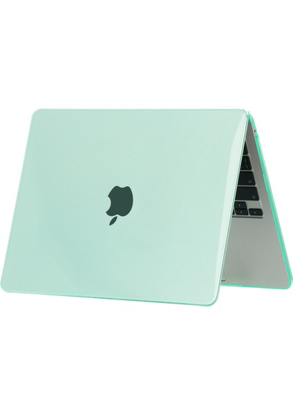 Macbook Air 15 INÇ(2023)M2 A2941/(2024)A3114 M3 Laptop Çantası Şeffaf Sert Pc Koruyucu Kapak-Yeşil (Yurt Dışından)