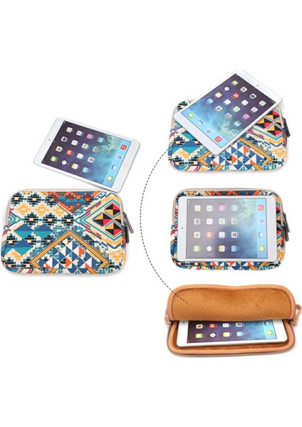 Lısen 39 x 27,5 x 1,5cm 15,6 Inç Dizüstü Bilgisayarlar Için Taşıma Çantası Saklama Çantası Geometrik Desenli Tasarım-Açık Yeşil Doku (Yurt Dışından) fiyatları