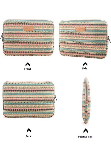 Lısen 39 x 27,5 x 1,5cm 15,6 Inç Dizüstü Bilgisayarlar Için Taşıma Çantası Saklama Çantası Geometrik Desenli Tasarım-Açık Yeşil Doku (Yurt Dışından) indirimleri