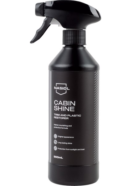 Cabinshine Trim ve Plastik Korucuyu/Yenileyici-500ml-Plastik Yüzey,Torpido Parlatıcı Bakımı