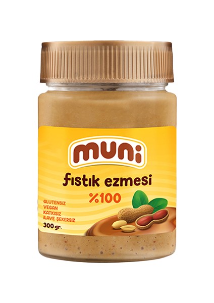 %100 Fıstık Ezmesi, 300 g