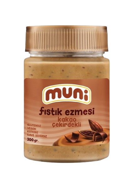 Kakao Çekirdekli Fıstık Ezmesi, 300 gr