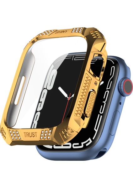 Apple Watch Serisi 9/8/7 45MM Için Temperli Film Kılıfı (Yurt Dışından)