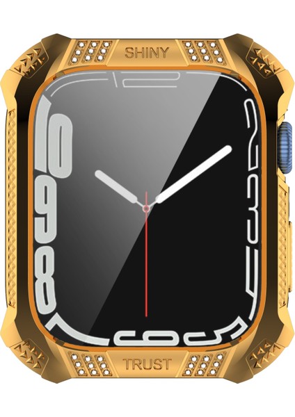 Apple Watch Serisi 9/8/7 45MM Için Temperli Film Kılıfı (Yurt Dışından)