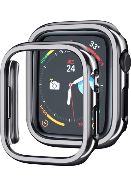 Apple Watch Serisi 8/7 41MM Için Elektro Kaplama Pc Izle Kılıfı (Yurt Dışından)