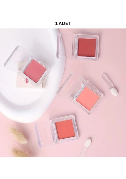 Professional Mini Allık Natural Cute Korean Mini Blush Powder Palette