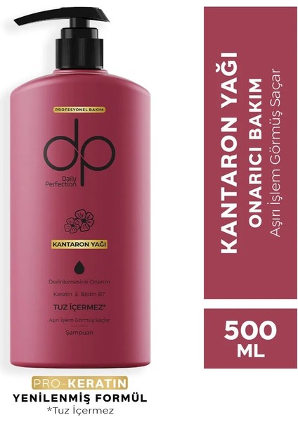 6 Çeşit Şampuan Seti Pamuk - Çam - Karanfil 500 ml