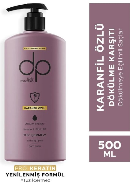 6 Çeşit Şampuan Seti Pamuk - Çam - Karanfil 500 ml