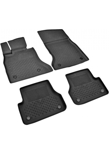 Bmw 3 Seri F30 2012-2019 4.5D Havuzlu Paspas Siyah