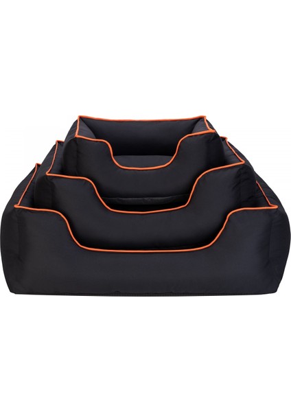 Alpha Kedi ve Köpek Yatağı Siyah w Turuncu Biye S 60 fırsatları