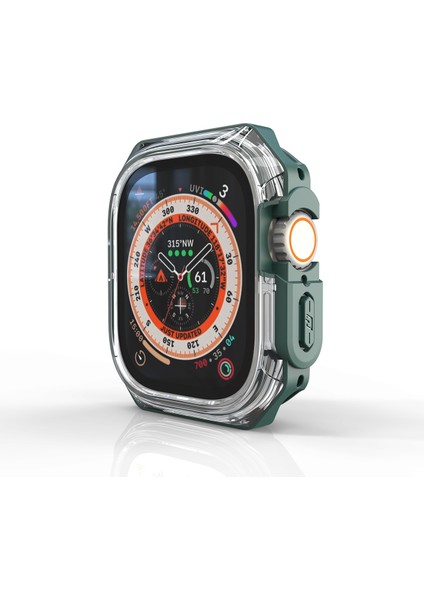 Apple Watch Ultra 49MM / Ultra 2 49MM Için Çift Renkli Zırh Kılıfı (Yurt Dışından)