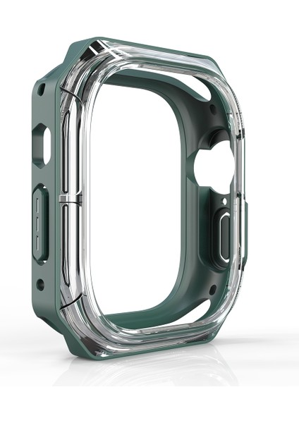 Apple Watch Ultra 49MM / Ultra 2 49MM Için Çift Renkli Zırh Kılıfı (Yurt Dışından) modelleri