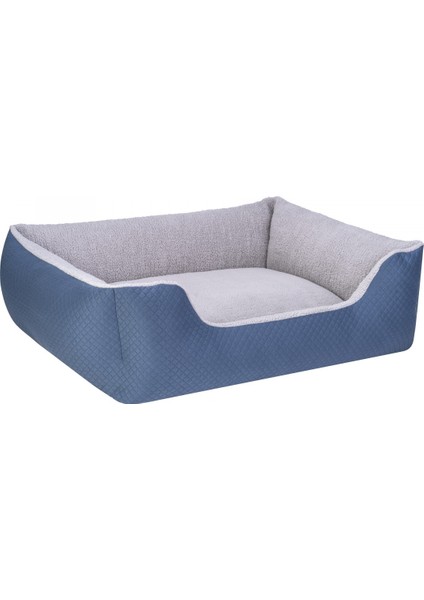 Echo Köpek Yatağı Mavi/Gri Peluş L 105x80cm fiyatları