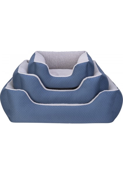 Echo Köpek Yatağı Mavi/Gri Peluş L 105x80cm fırsatları