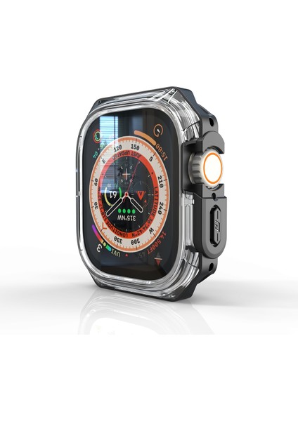 Apple Watch Ultra 49MM / Ultra 2 49MM Için Çift Renkli Zırh Kılıfı (Yurt Dışından)